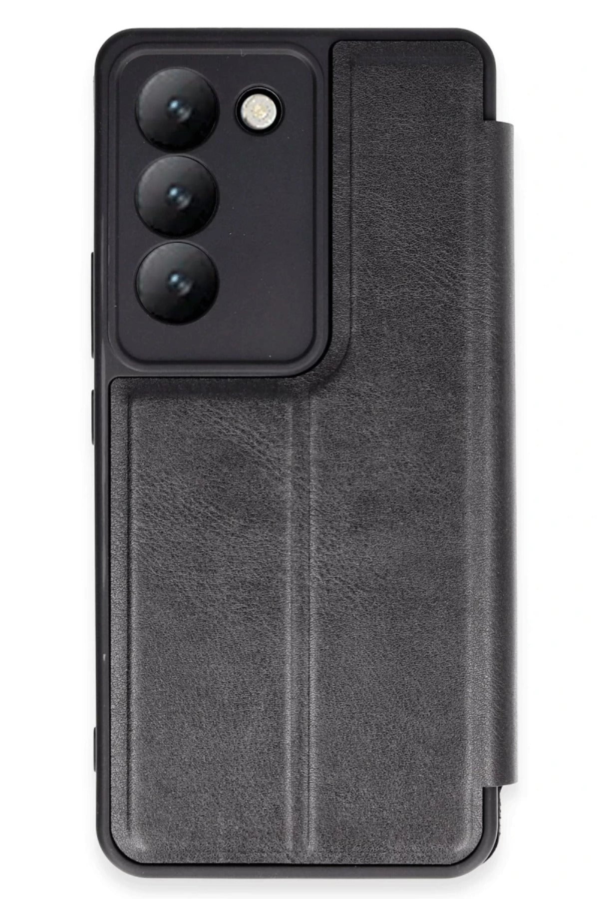 Vivo V30 Lite 4G Uyumlu Kılıf Flip Cover - Siyah