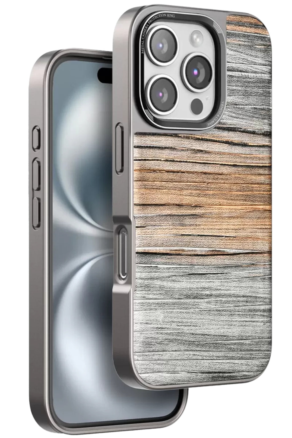 Venco Apple iPhone 16 Pro Uyumlu Wave Kapak - Sarı