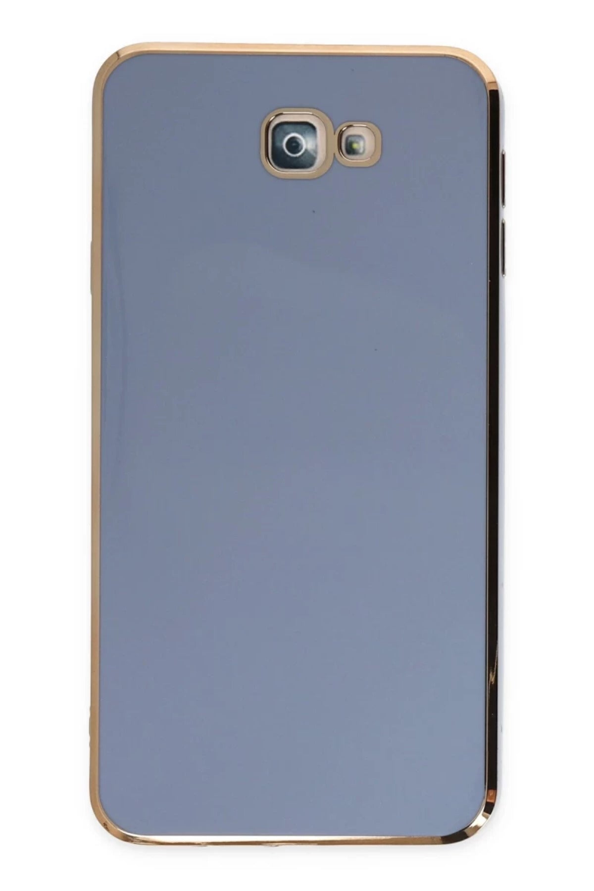 Samsung Galaxy J7 Prime Uyumlu Kılıf Volet Silikon - Mavi