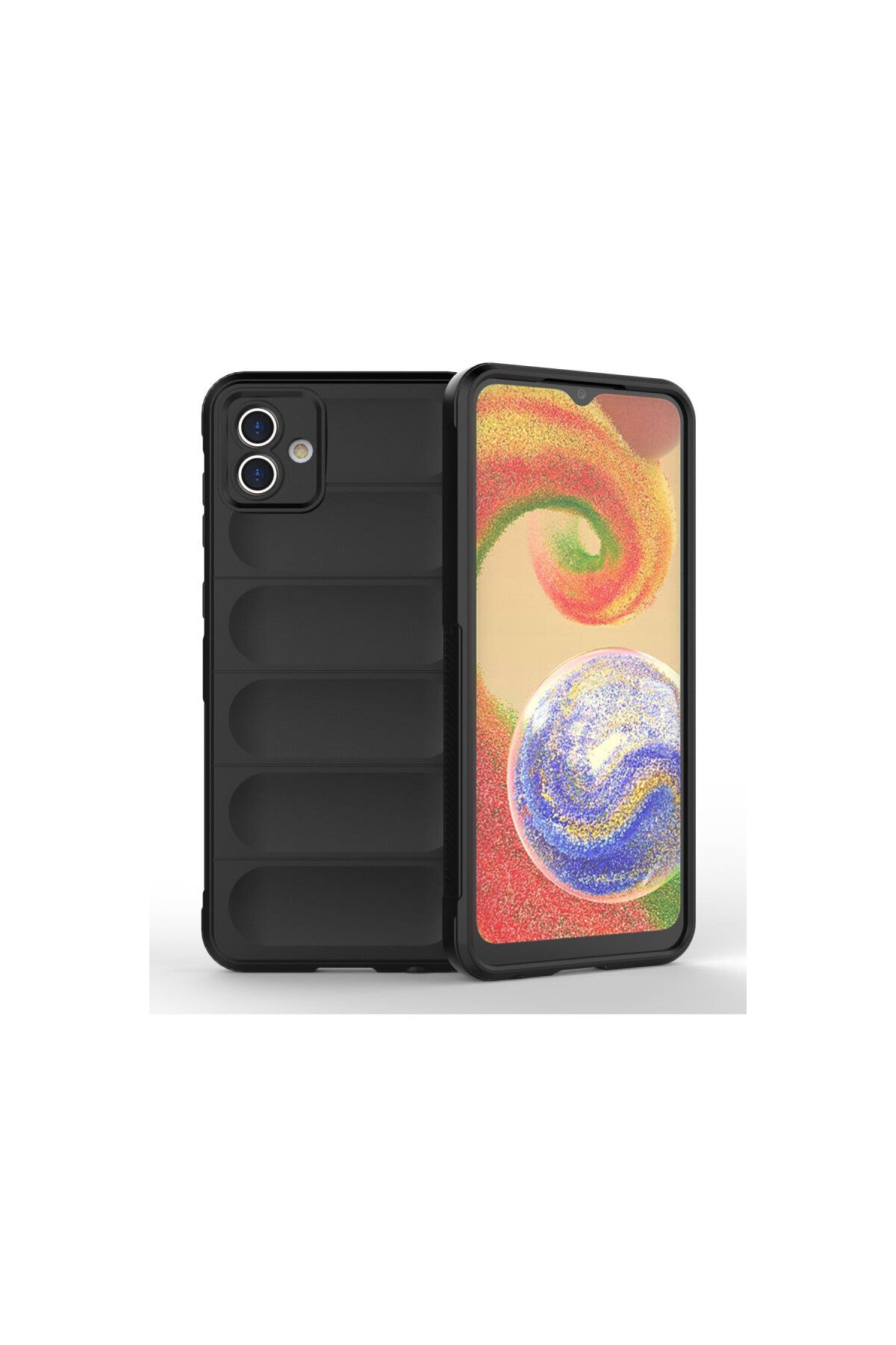 Samsung Galaxy A04 Uyumlu Kılıf Optimum Silikon - Siyah