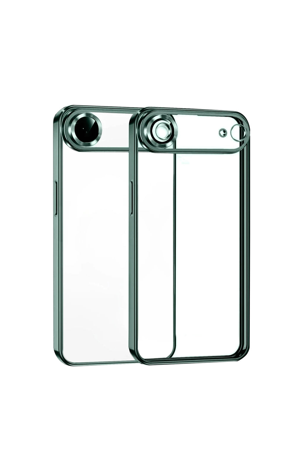 Apple iPhone 17 Air Uyumlu Lensli Silikon - Yeşil