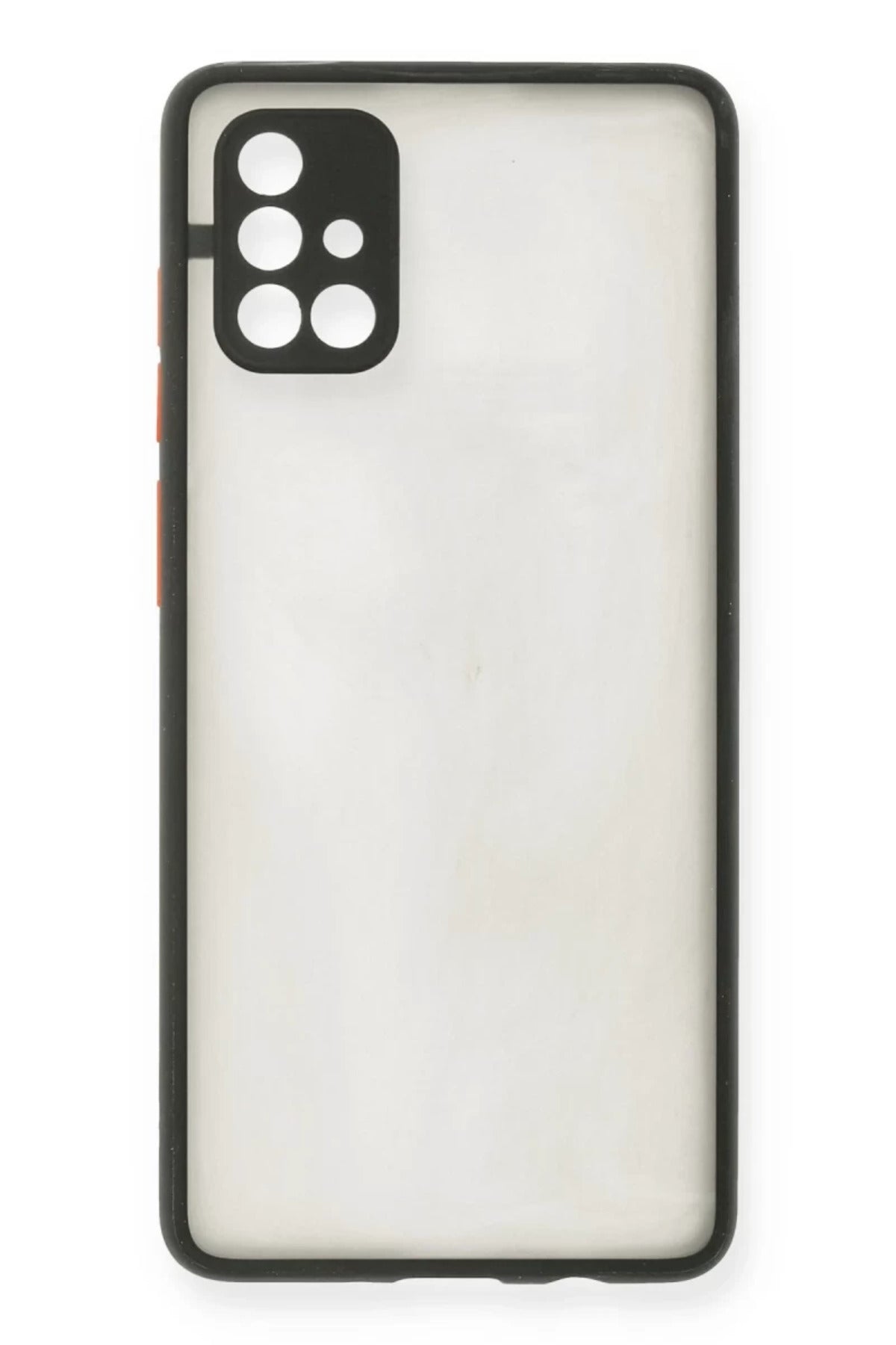 Samsung Galaxy A71 Uyumlu Kılıf Montreal Silikon Kapak - Siyah