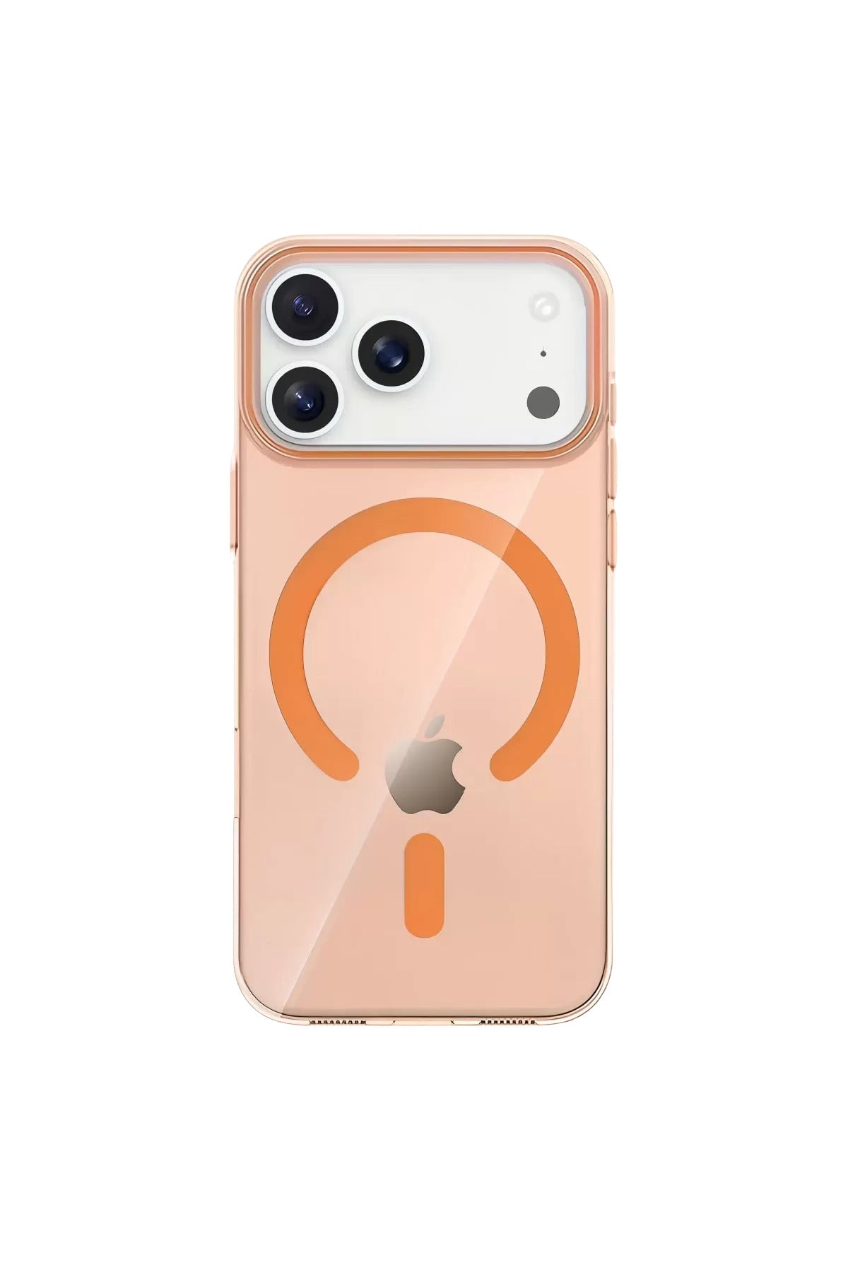 Joko Apple iPhone 17 Pro Max Uyumlu PC Blank Magsafe Kapak - Turuncu