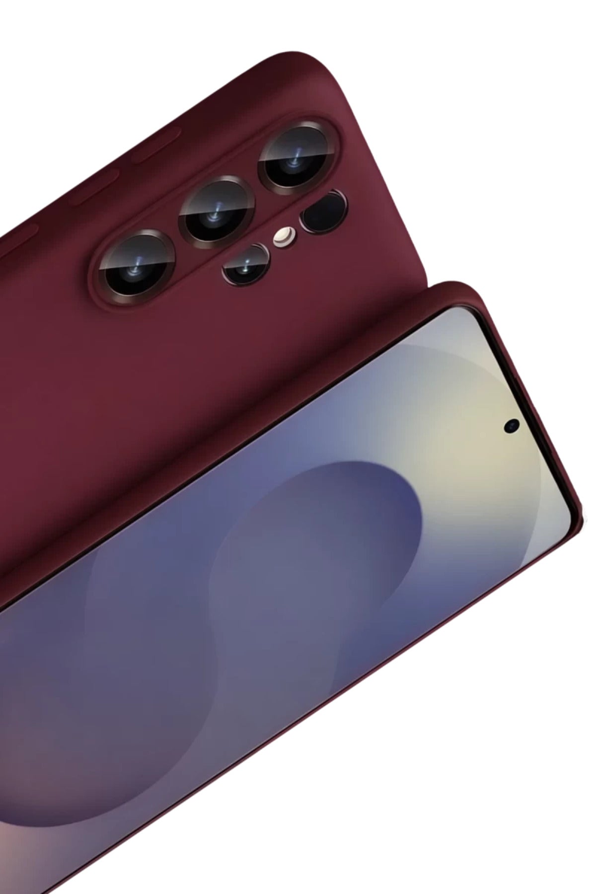Samsung Galaxy S26 Ultra Uyumlu First Silikon - Bordo