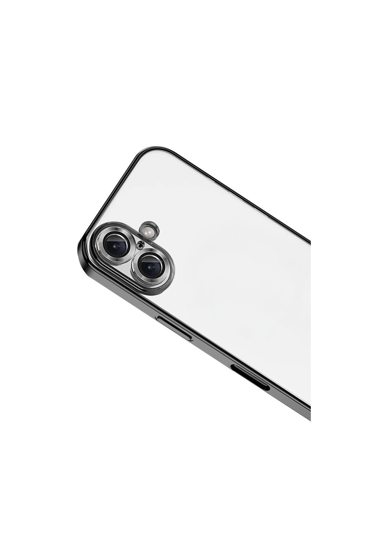 Apple iPhone 17 Uyumlu Lensli Silikon - Siyah