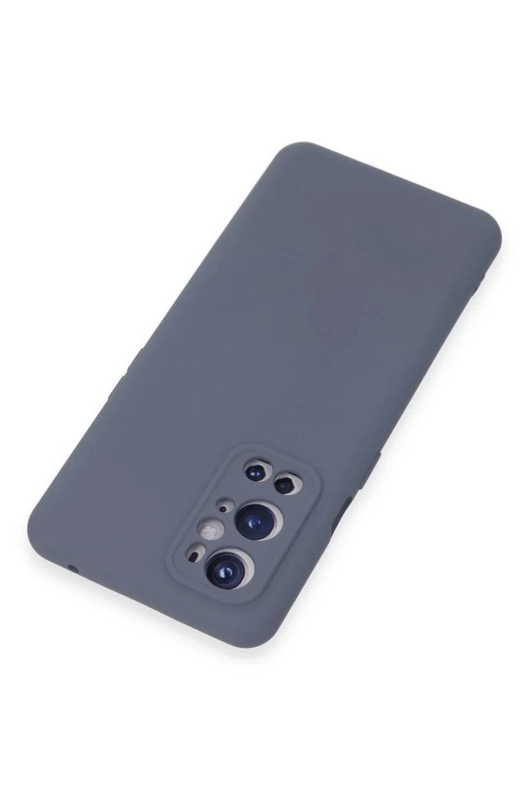 One Plus 9 Pro Kılıf Nano içi Kadife Silikon - Gri