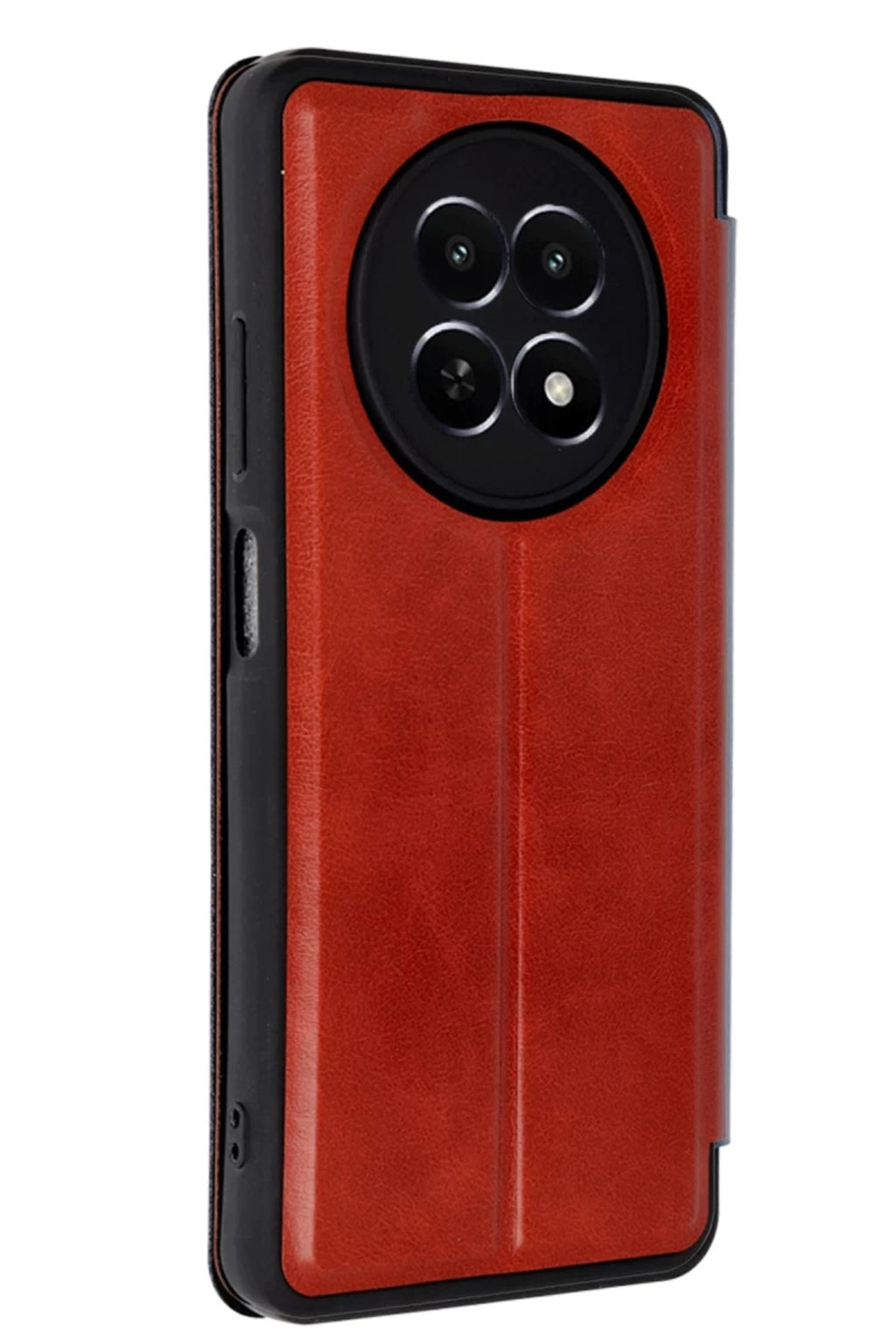 Realme 12 5G Uyumlu Kılıf Flip Cover - Kırmızı