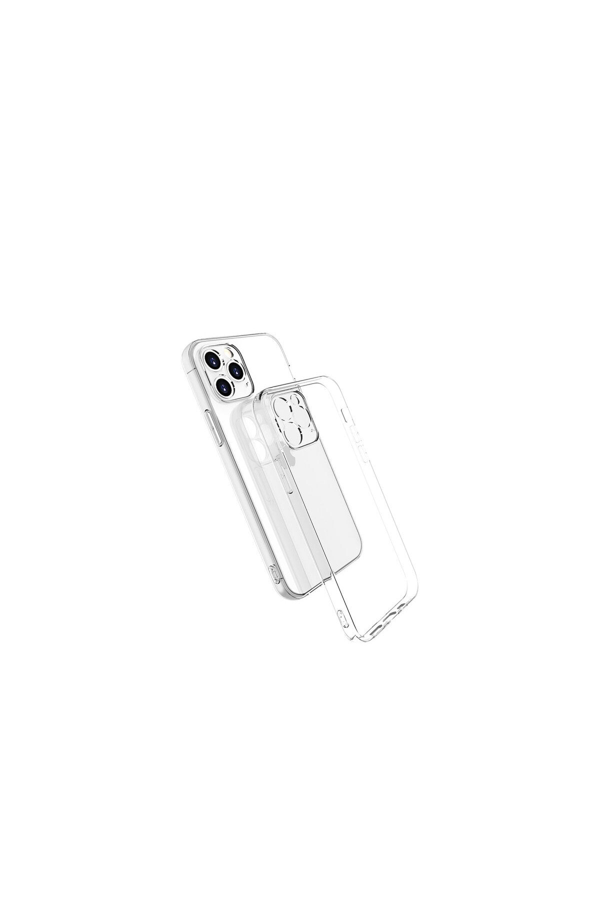 Apple iPhone 15 Pro Max Uyumlu Kılıf Lüx Şeffaf Silikon