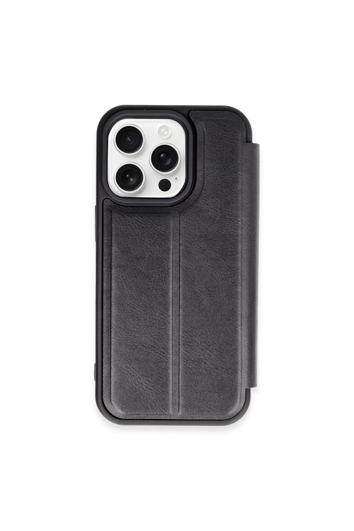 Apple iPhone 14 Pro Uyumlu Kılıf Flip Cover - Siyah