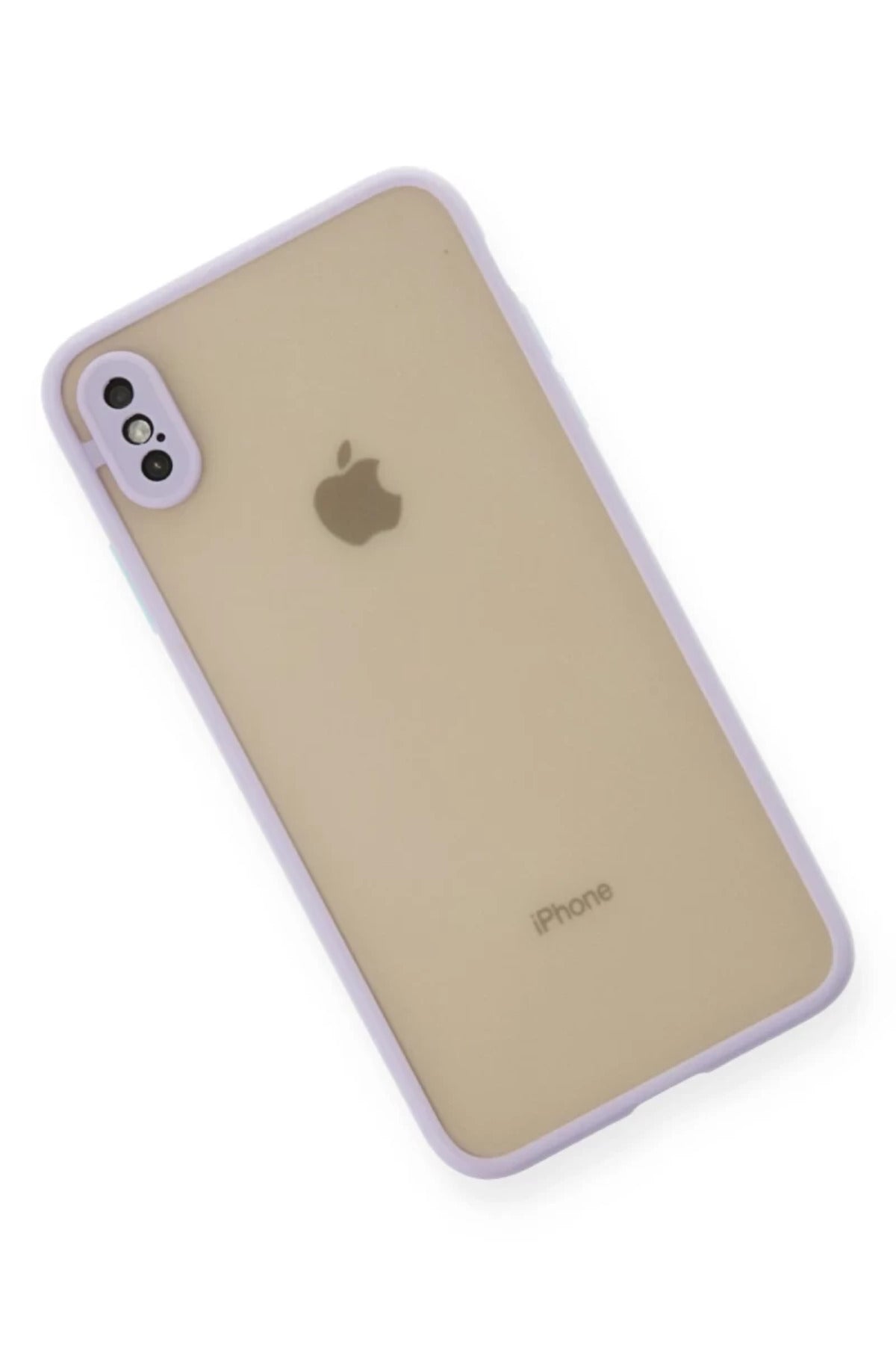 Apple iPhone X Uyumlu Kılıf Montreal Silikon Kapak - Mor