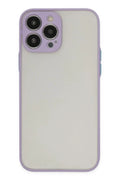 Apple iPhone 13 Pro Max Uyumlu Kılıf Montreal Silikon Kapak - Mor