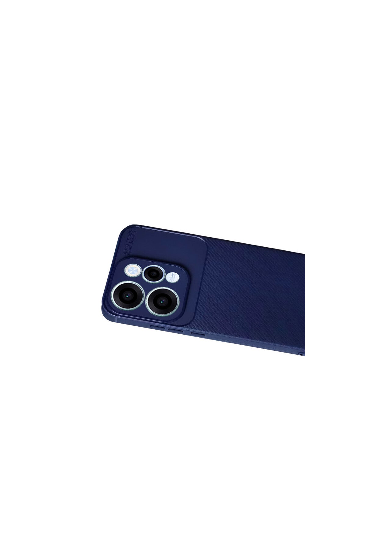 Oppo Reno 15 Uyumlu Auto Focus Karbon Kapak - Lacivert