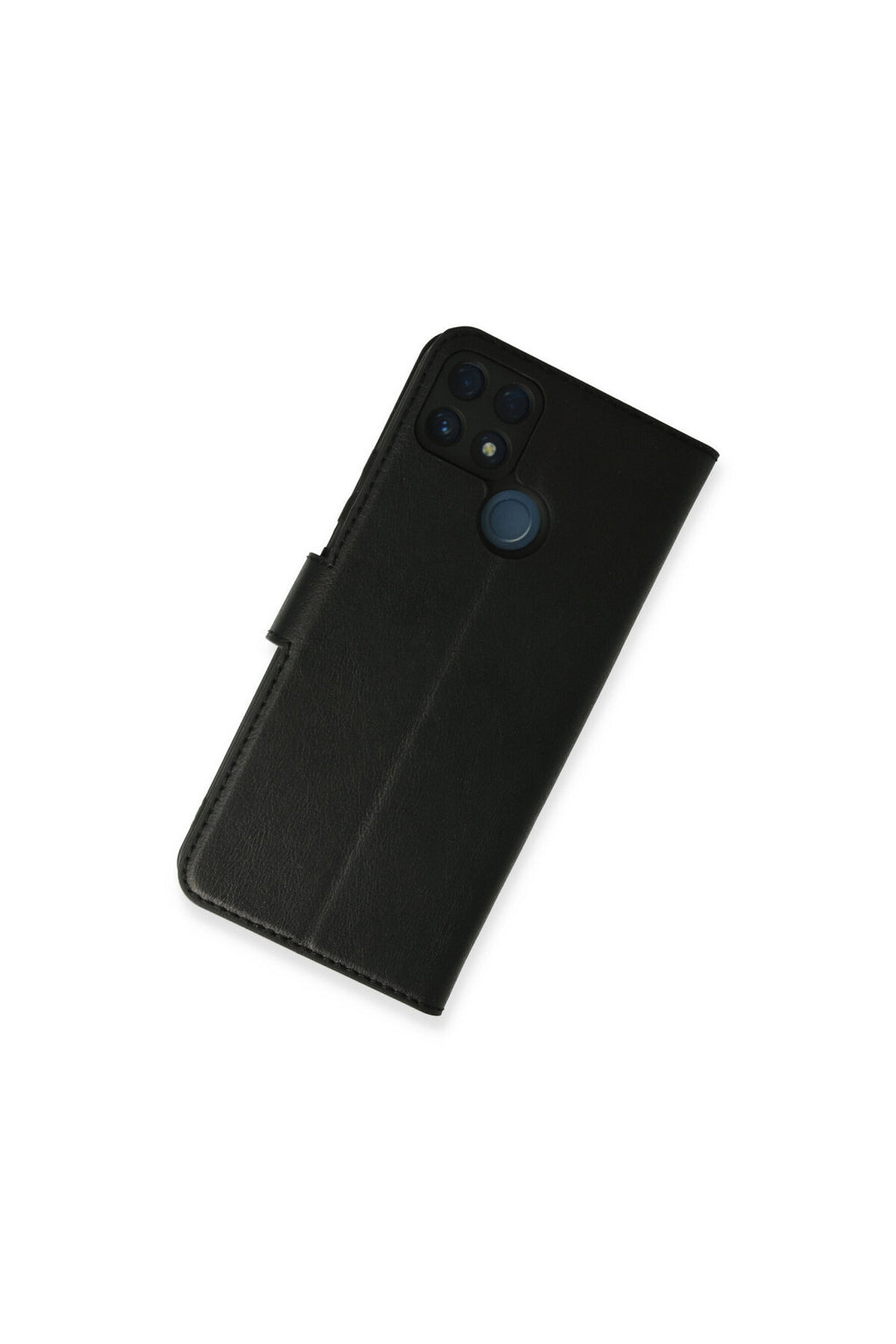 Realme C25 Uyumlu Kılıf Trend S Plus Kapaklı Kılıf - Siyah