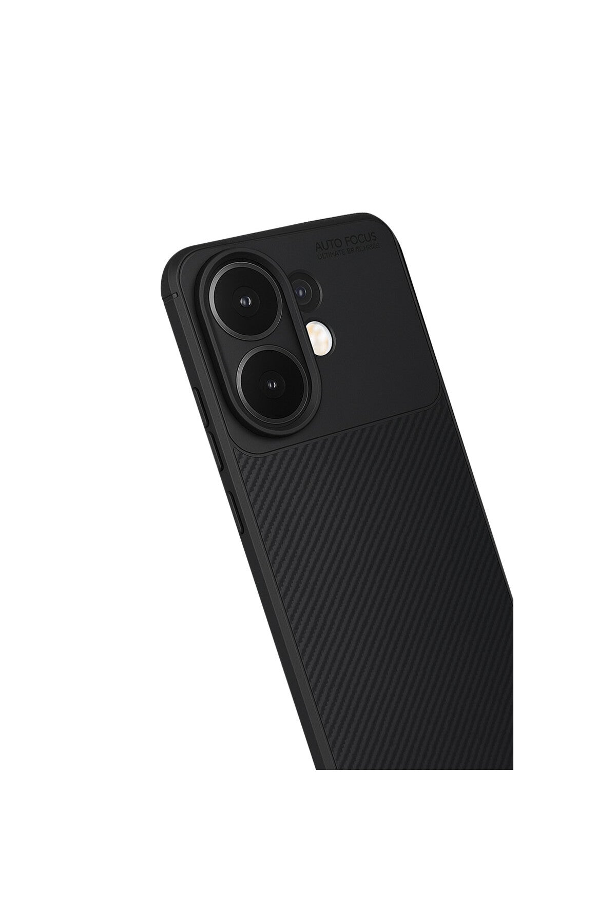 Vivo V60 5G Uyumlu Auto Focus Karbon Kapak - Siyah