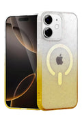 Apple iPhone 11 Uyumlu Pummel Shiny Magsafe Kapak - Gold