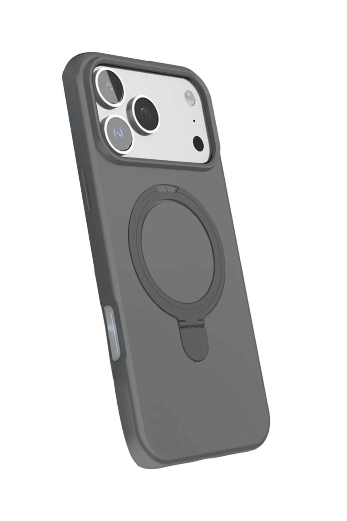 Apple iPhone 17 Pro Max Uyumlu Regal Magsafe Standlı Kapak - Titan Gri