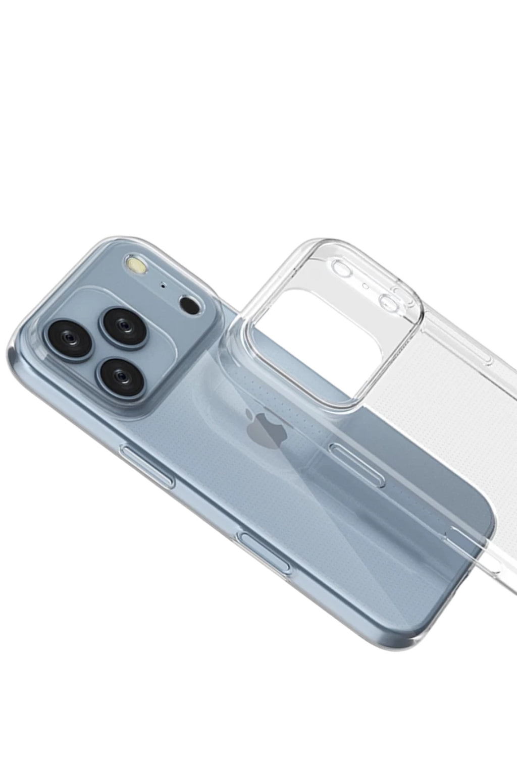 Apple iPhone 17 Pro Max Uyumlu Lüx Şeffaf Silikon - Şeffaf