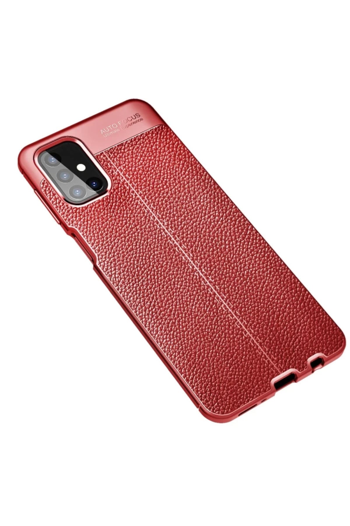 Samsung Galaxy M31S Uyumlu Kılıf Auto Focus Kapak - Kırmızı