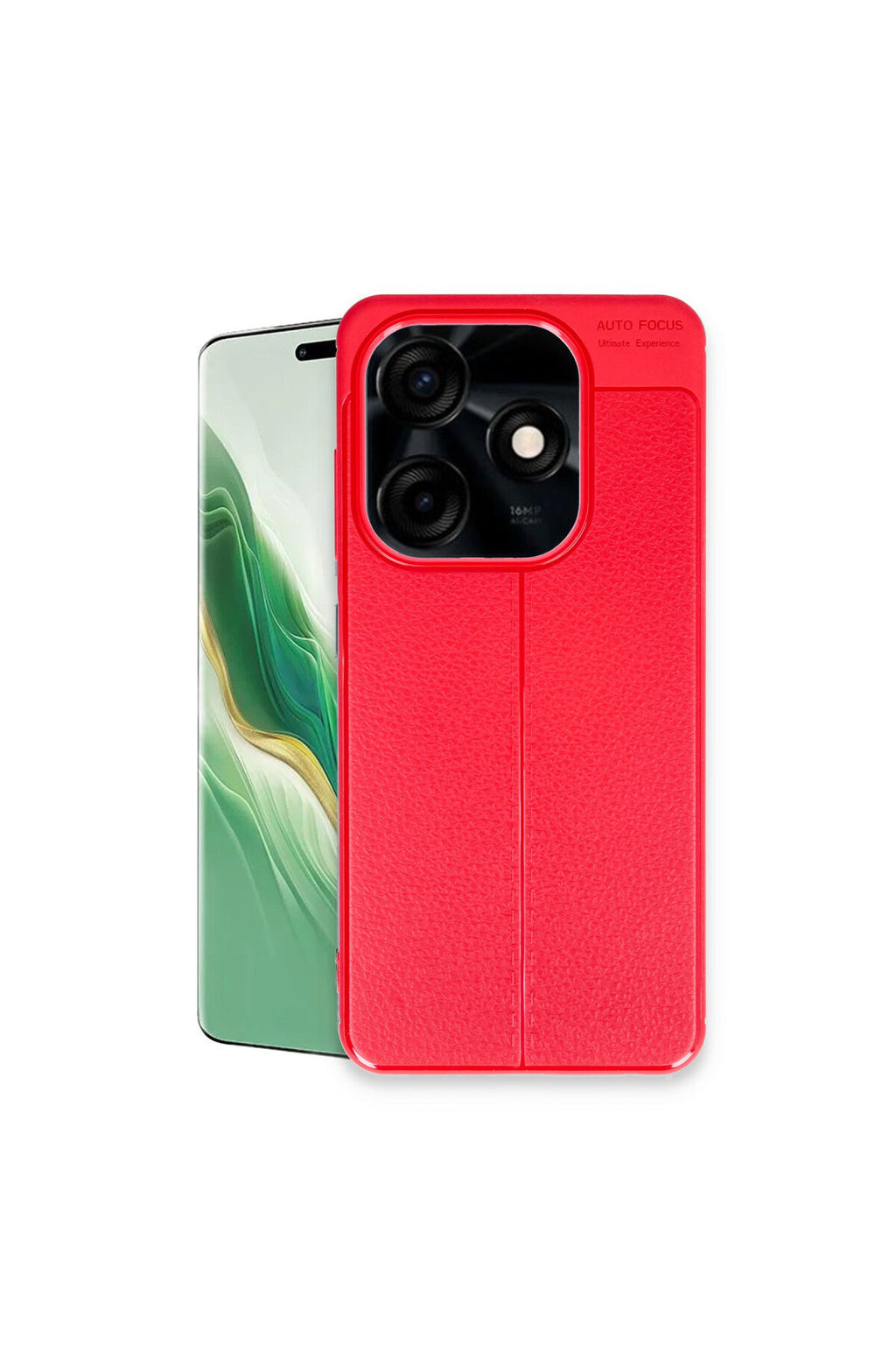 Tecno Spark Go 2024 Kılıf Auto Focus Kapak - Kırmızı