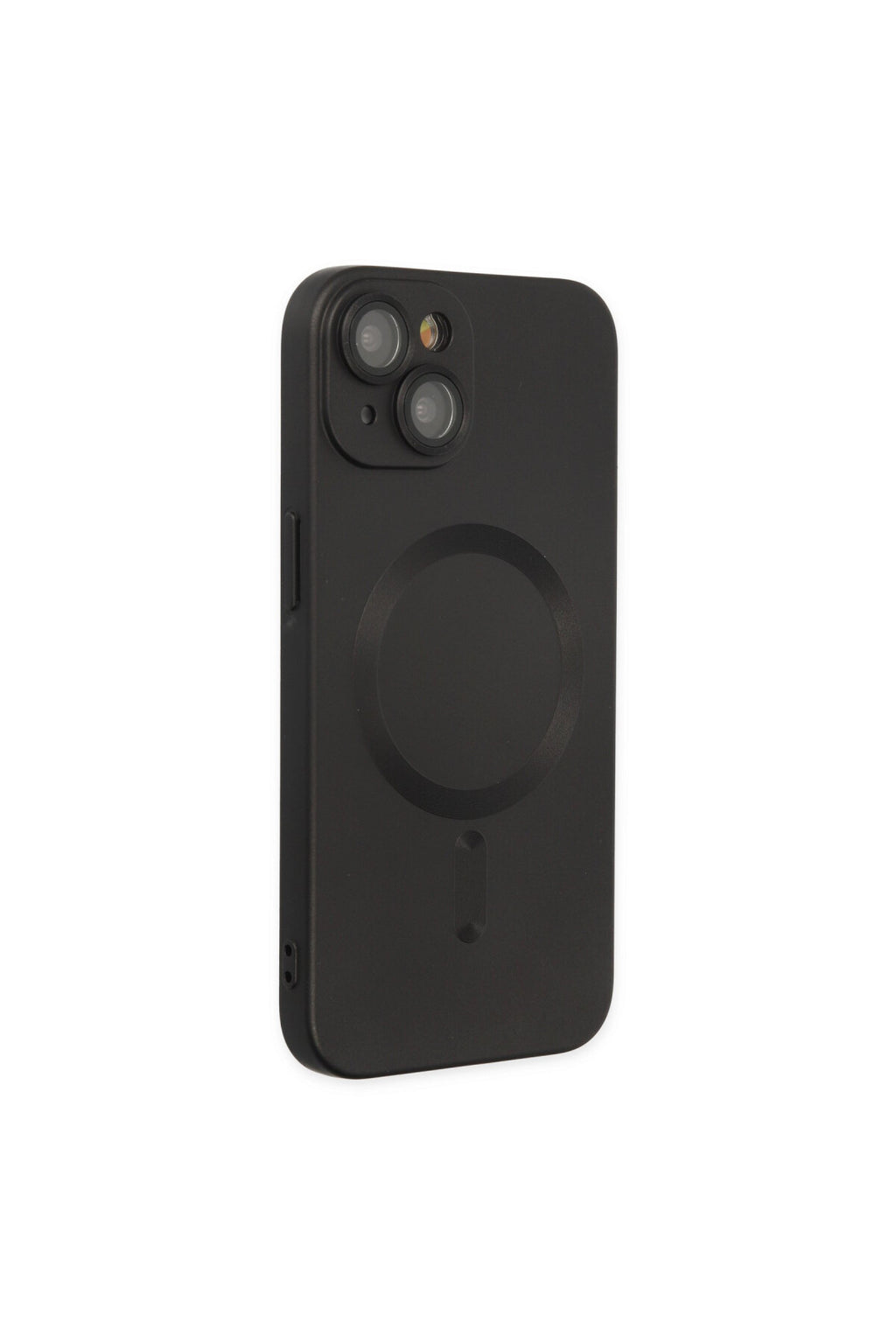 Apple iPhone 14 Plus Uyumlu Kılıf Moshi Lens Magneticsafe Silikon - Siyah