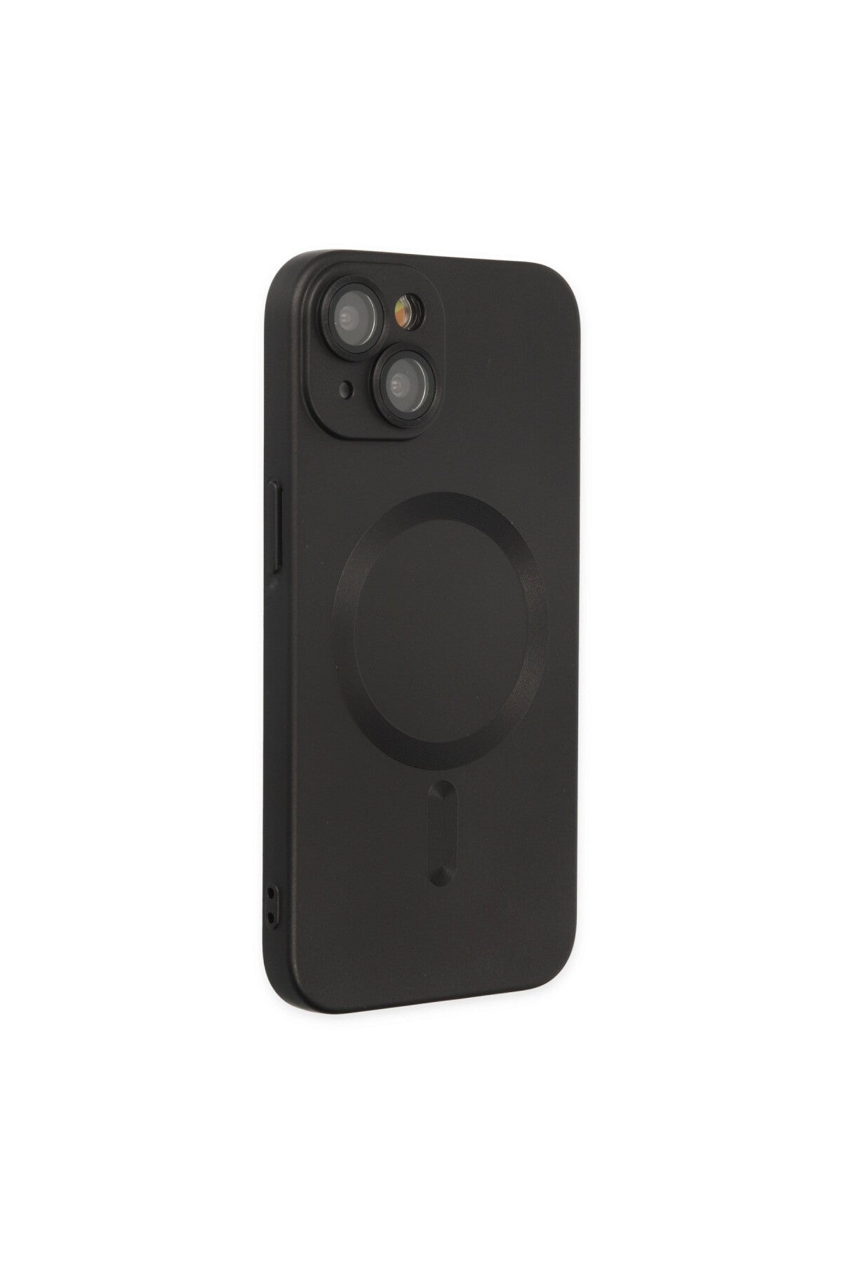 Apple iPhone 14 Plus Uyumlu Kılıf Moshi Lens Magneticsafe Silikon - Siyah