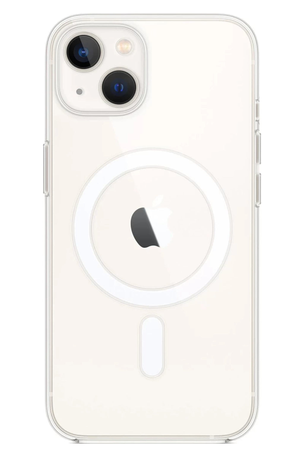 Apple iPhone 14 Uyumlu Kılıf Magneticsafe Şeffaf Silikon - Şeffaf