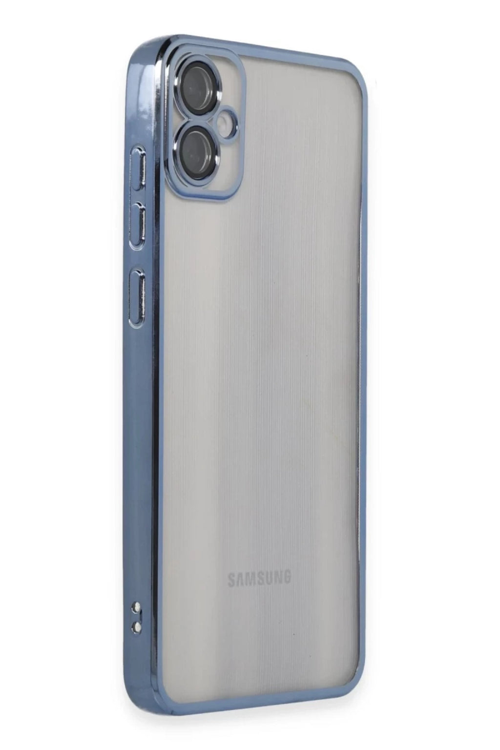 Samsung Galaxy A05 Uyumlu Kılıf Lensli Silikon - Lacivert