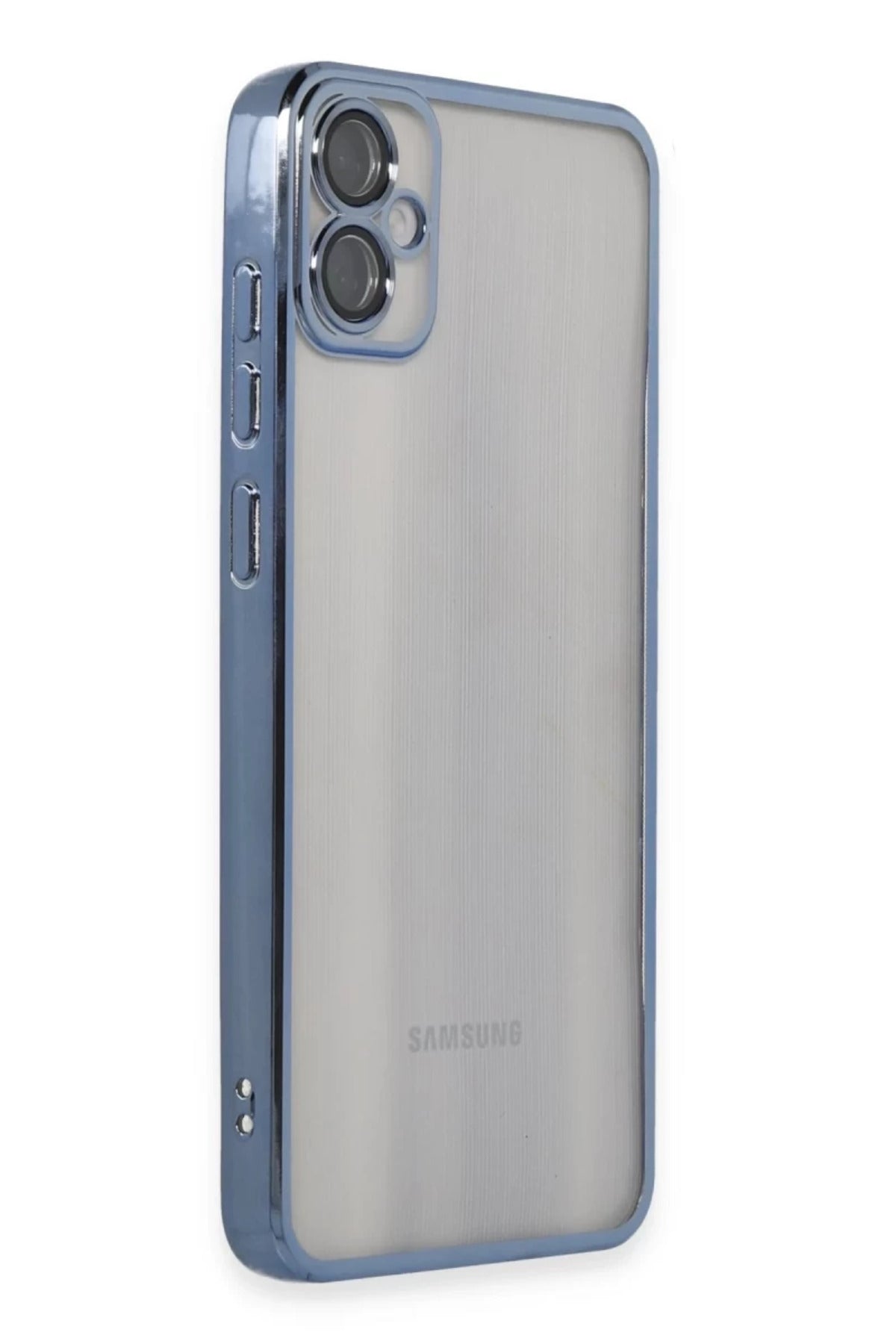 Samsung Galaxy A05 Uyumlu Kılıf Lensli Silikon - Lacivert