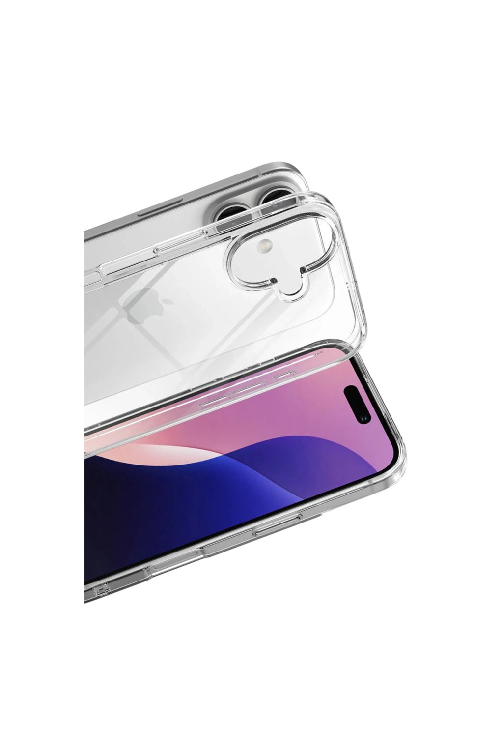 Apple iPhone 17 Uyumlu Lüx Şeffaf Silikon - Şeffaf