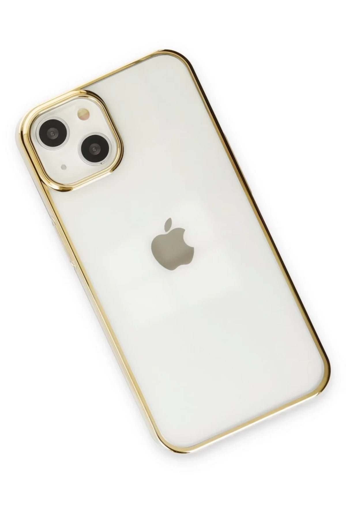Apple iPhone 14 Plus Uyumlu Kılıf Element Silikon - Gold