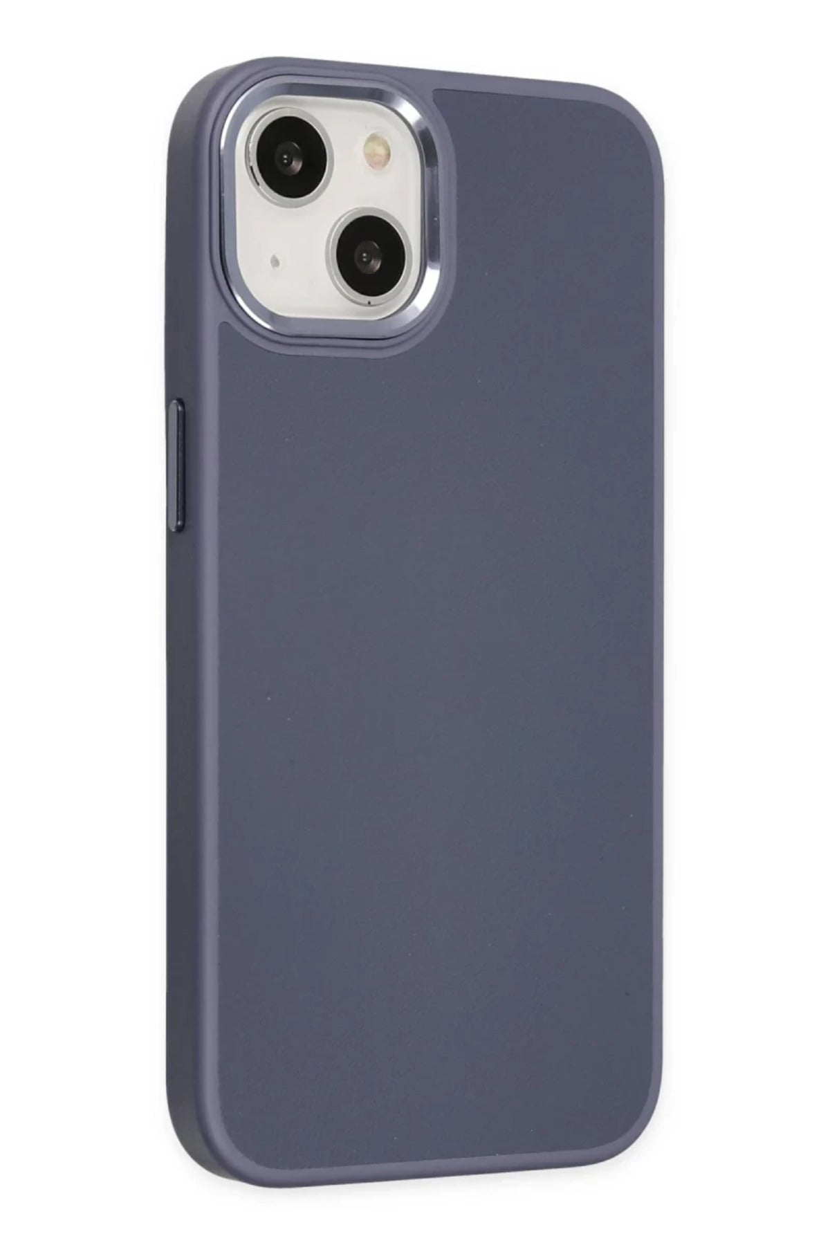 Apple iPhone 14 Plus Uyumlu Kılıf Asya Deri Silikon - Mor