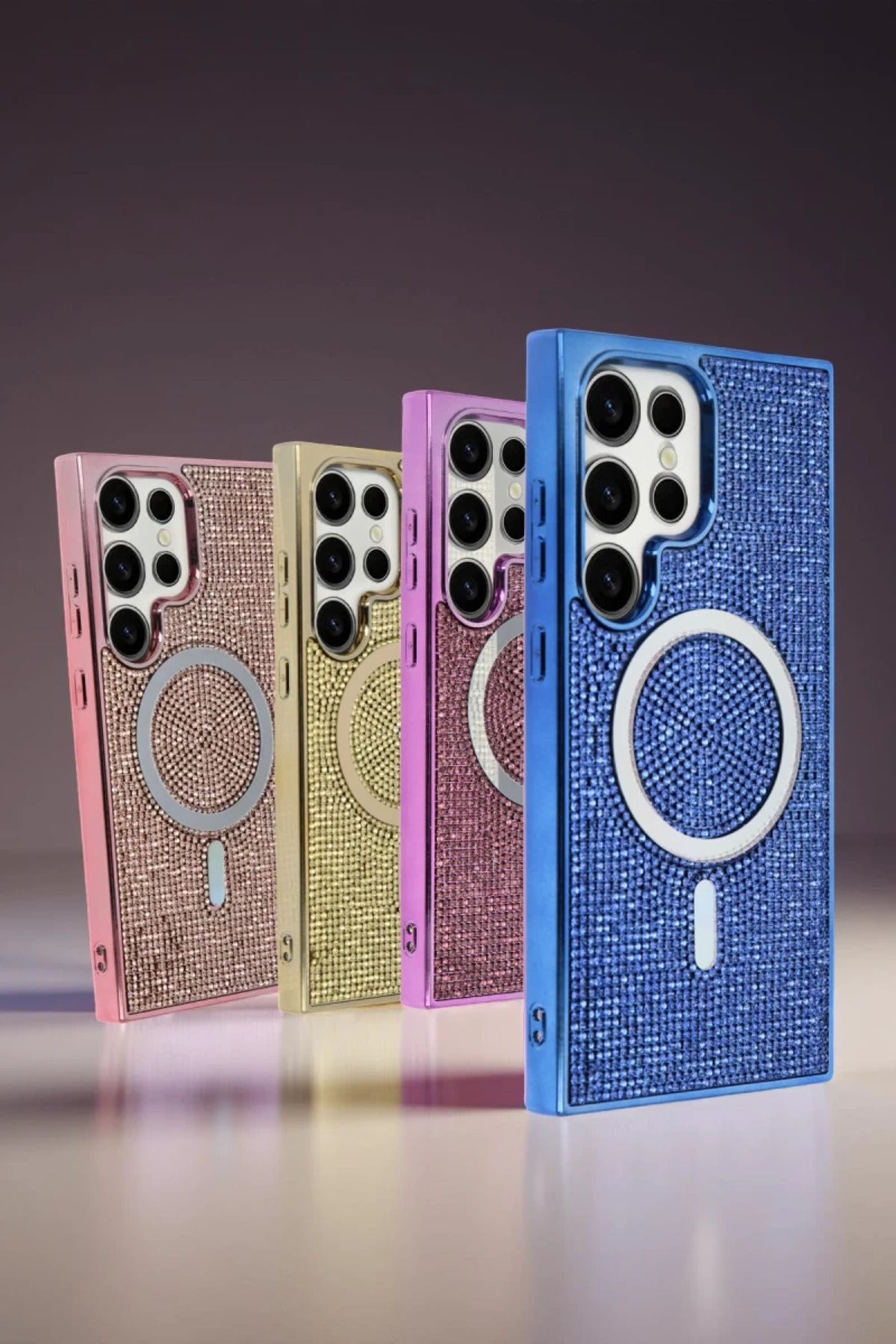 Joko Samsung Galaxy S24 Ultra Uyumlu Helen Magsafe Kapak - Derin Mor