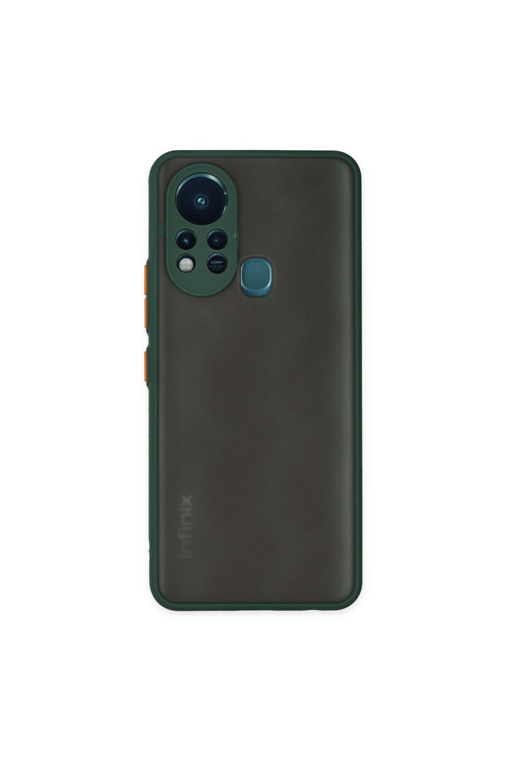 İnfinix Hot 11s Uyumlu Kılıf Montreal Silikon Kapak - Yeşil