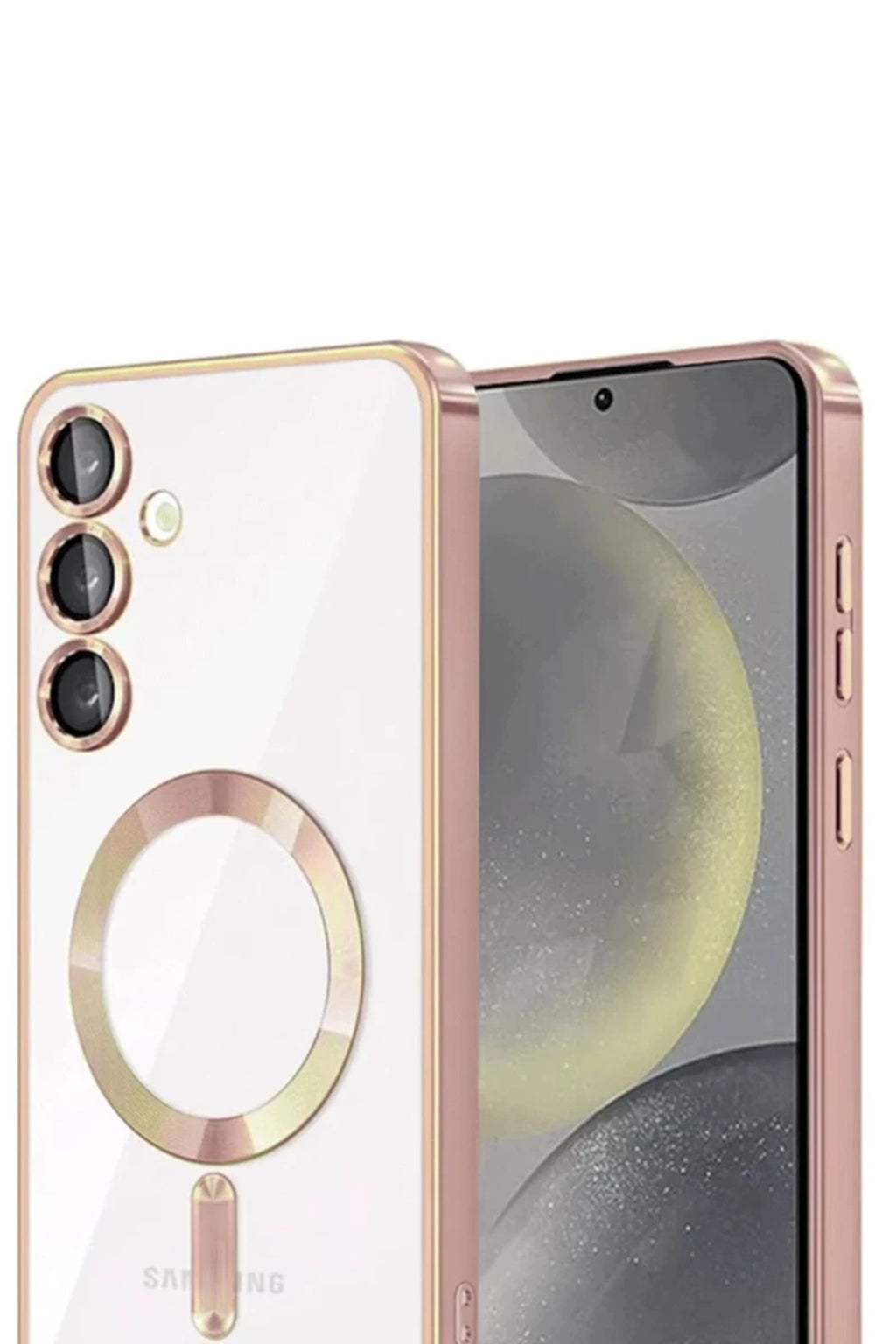 Samsung Galaxy A35 5G Uyumlu Kross Magneticsafe Kapak - Rose