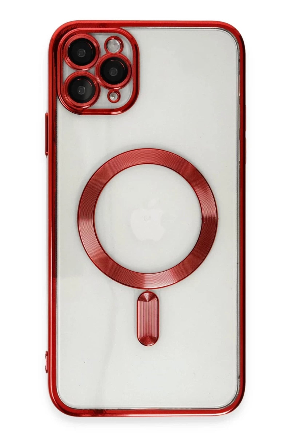 Apple iPhone 11 Pro Max Uyumlu Kılıf Kross Magneticsafe Kapak - Kırmızı