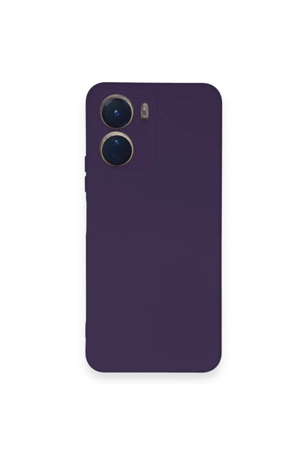 Vivo Y16 Uyumlu Kılıf Nano içi Kadife Silikon - Mor