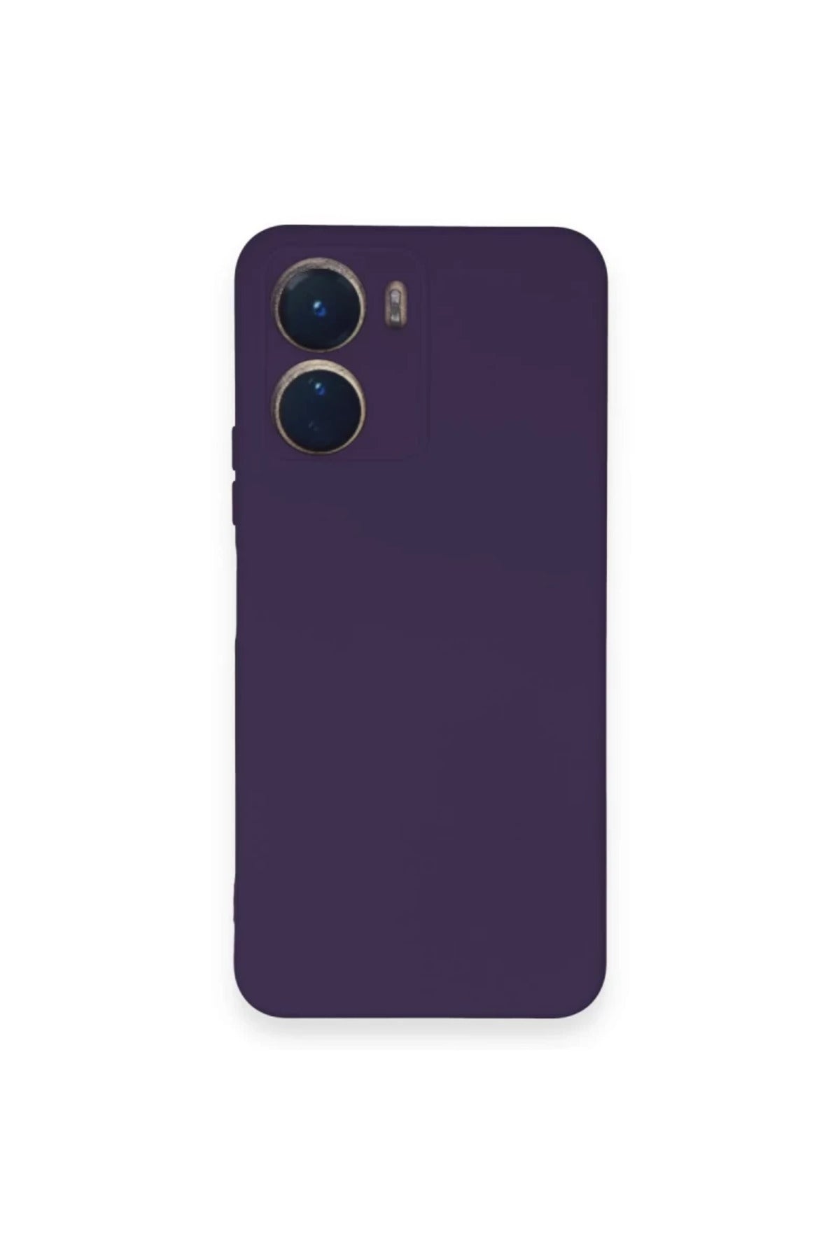 Vivo Y16 Uyumlu Kılıf Nano içi Kadife Silikon - Mor