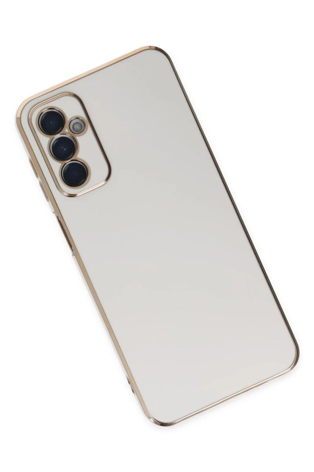 Samsung Galaxy M23 Uyumlu Kılıf Volet Silikon - Beyaz
