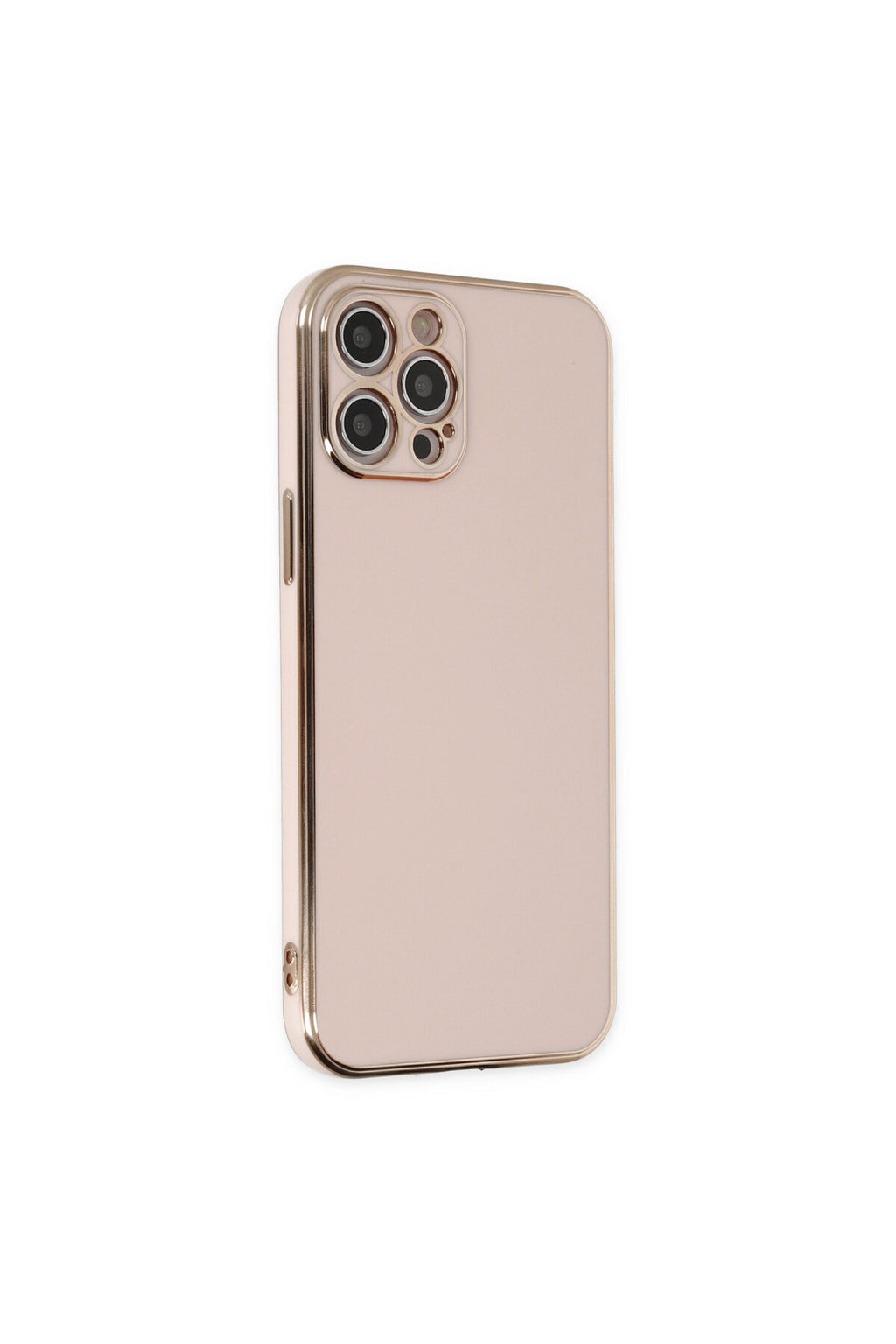 Apple iPhone 12 Pro Uyumlu Kılıf Volet Silikon - Pembe