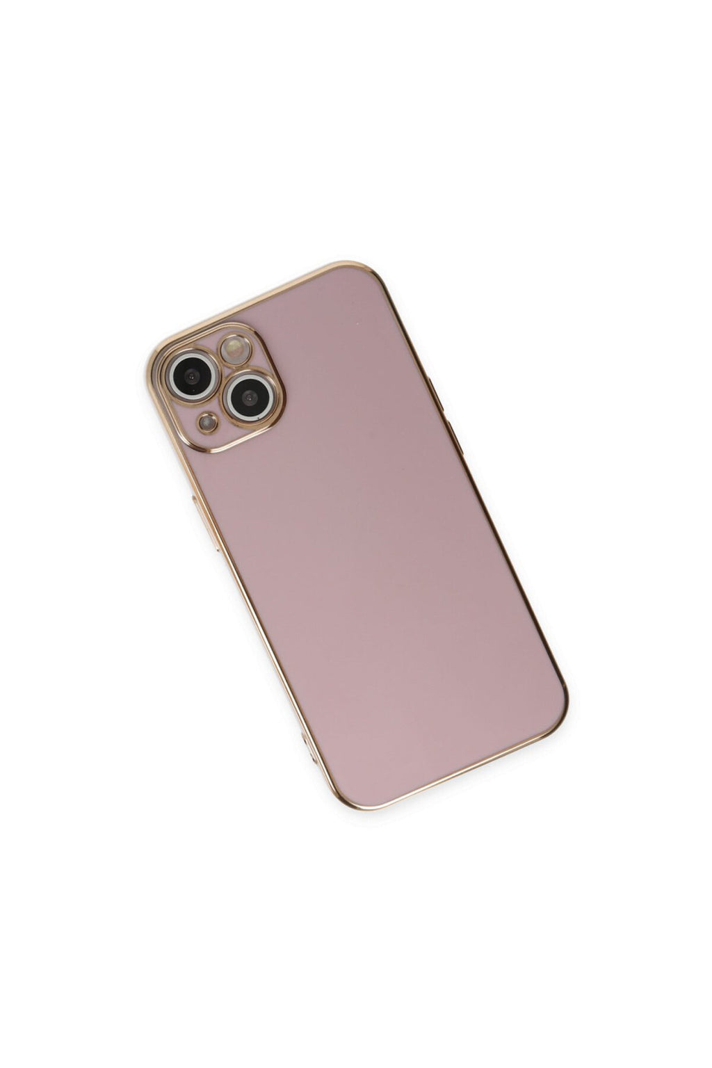 Apple iPhone 15 Uyumlu Kılıf Volet Silikon - Mor