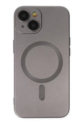 Apple iPhone 14 Plus Uyumlu Kılıf Moshi Lens Magneticsafe Silikon - Füme