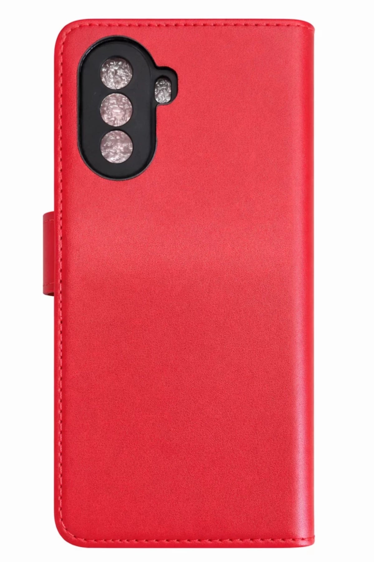Huawei Nova Y70 Uyumlu Trend S Plus Kapaklı Kılıf - Kırmızı