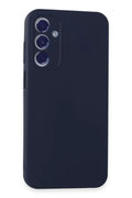 Samsung Galaxy A55 5G Uyumlu Kılıf First Silikon - Lacivert