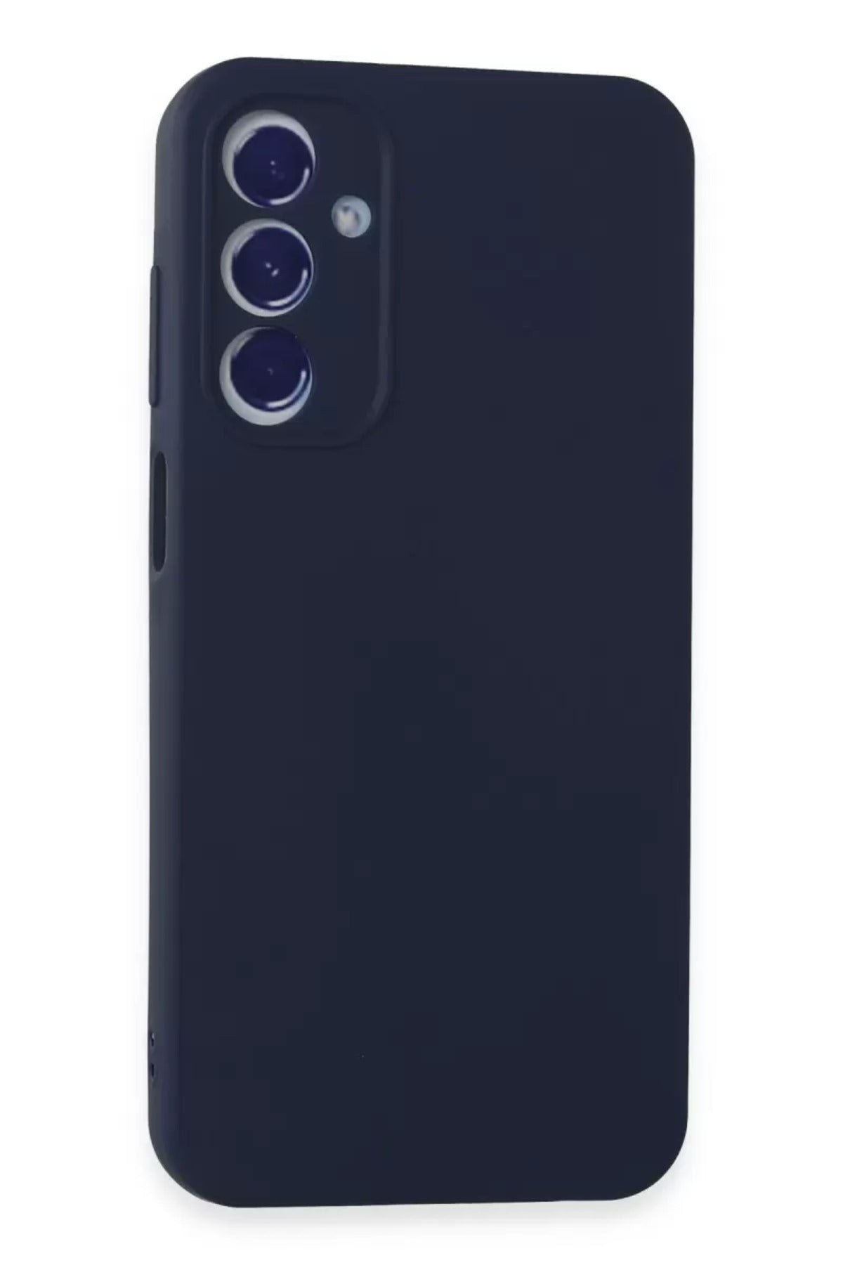 Samsung Galaxy A55 5G Uyumlu Kılıf First Silikon - Lacivert