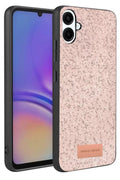 Onegif Samsung Galaxy A07 4G Uyumlu Bright Simli Kapak - Pembe