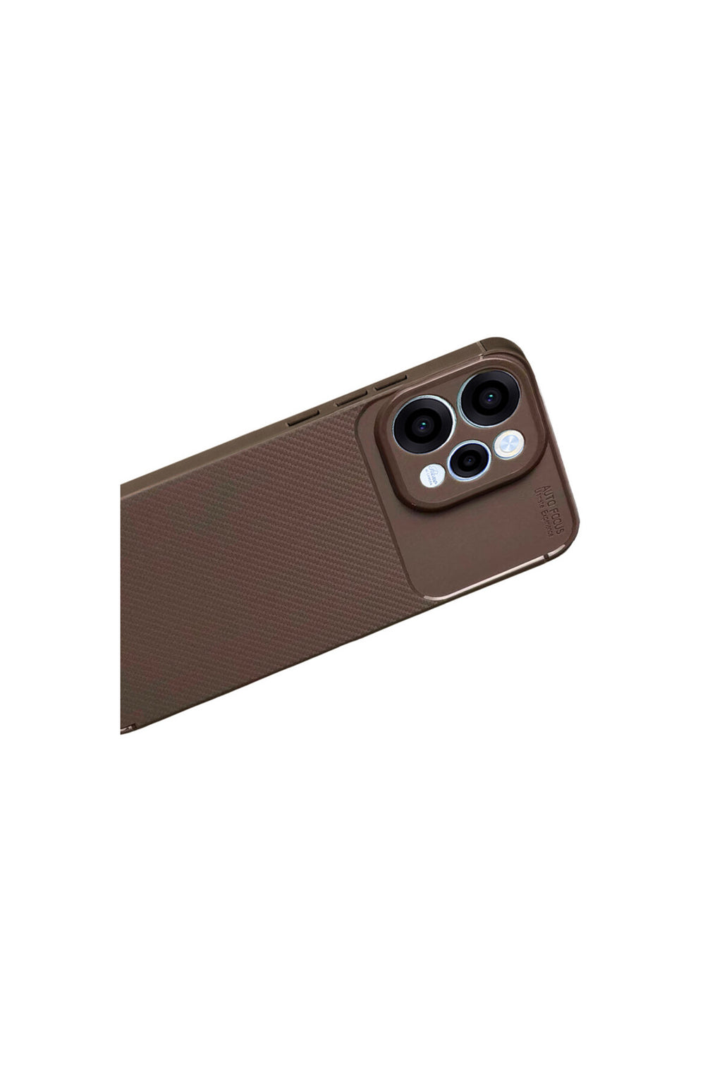 Oppo Reno 15 Uyumlu Auto Focus Karbon Kapak - Kahverengi