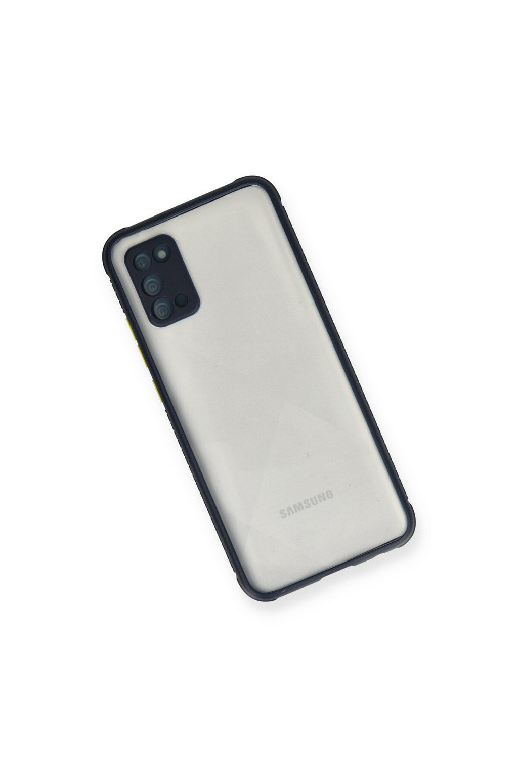 Samsung Galaxy A02S Uyumlu Kılıf Miami Şeffaf Silikon - Lacivert