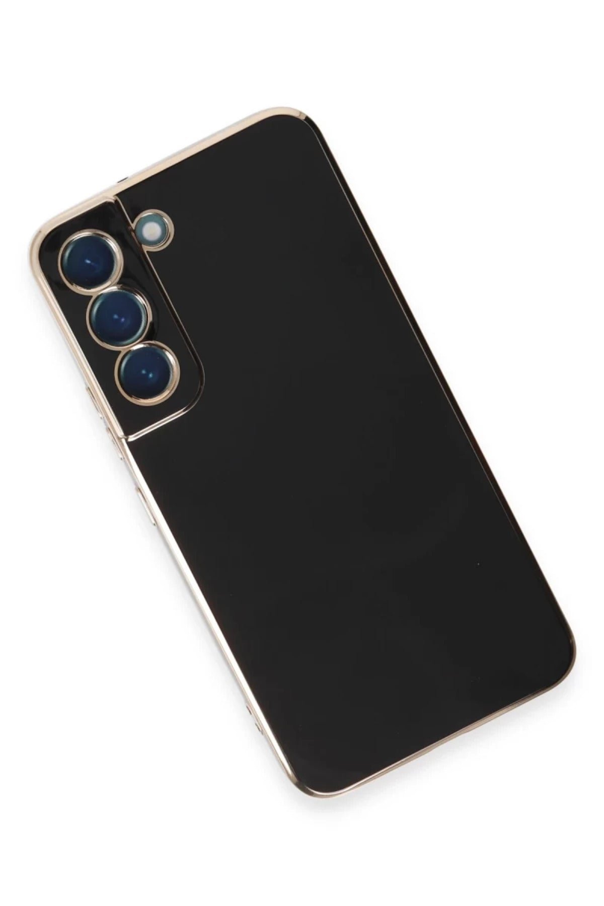 Samsung Galaxy S21 Uyumlu Kılıf Volet Silikon - Siyah