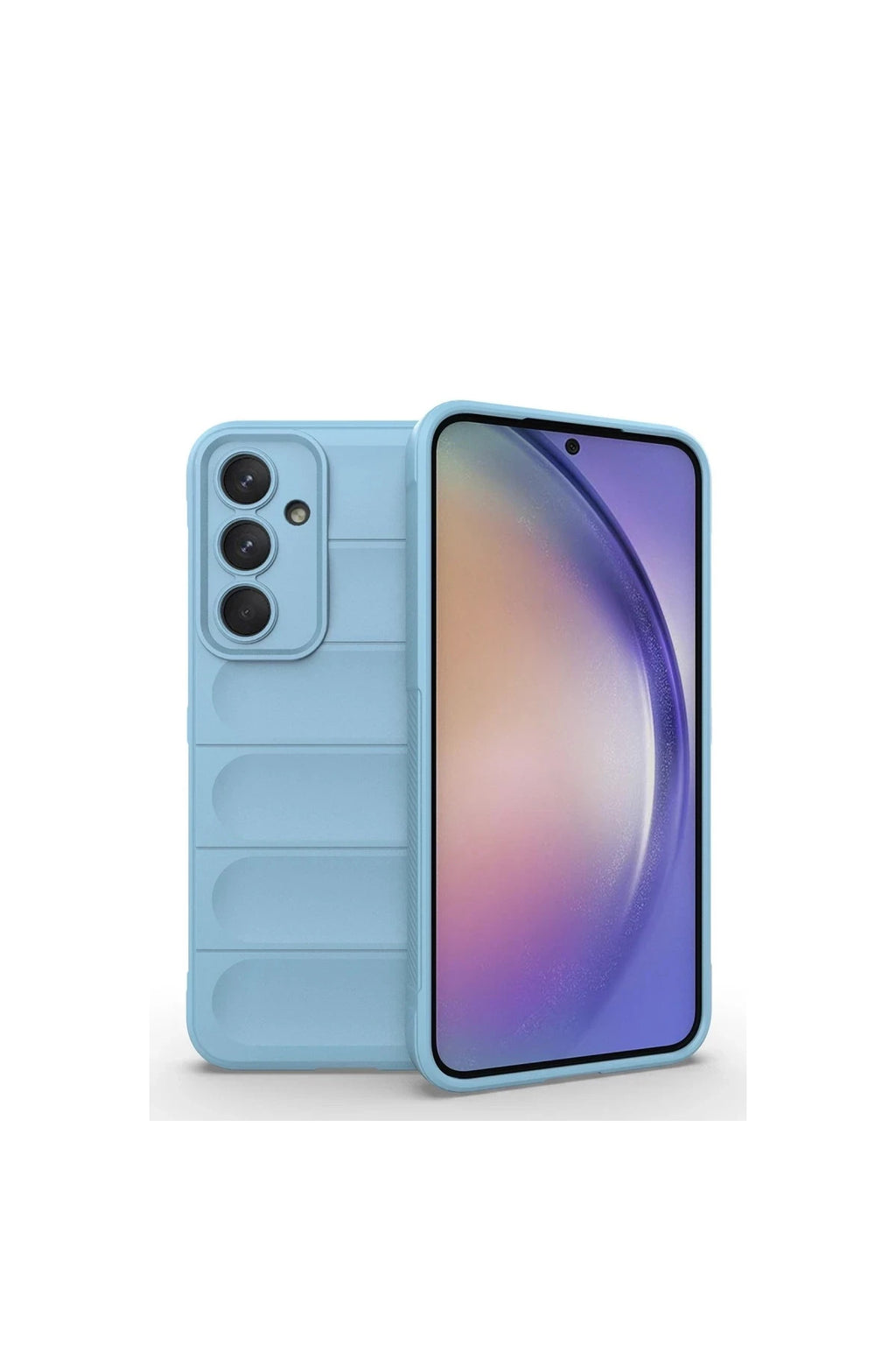 Samsung Galaxy M14 5G Uyumlu Kılıf Optimum Silikon - Sky Blue