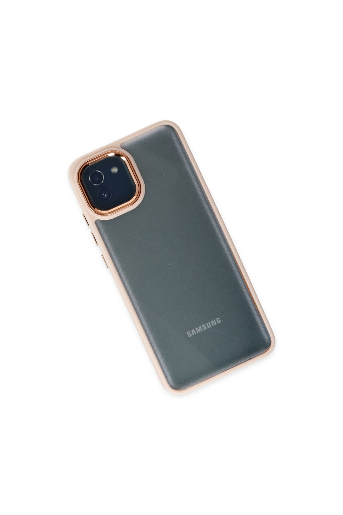 Samsung Galaxy A03 Uyumlu Kılıf Dora Kapak - Pudra